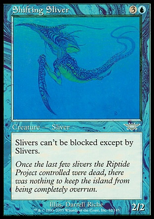 【CHT】 ☆Foil☆ 《變幻裂片妖/Shifting Sliver》[萬馬千軍]