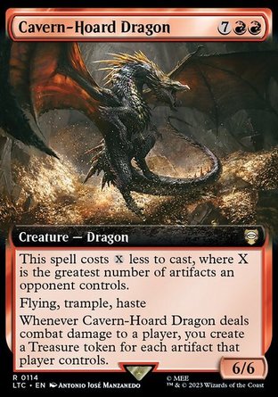 【ENG】《寶窟巨龍/Cavern-Hoard Dragon》[中土世界傳奇指揮官]