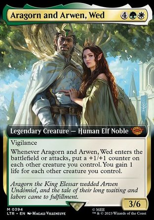 【ENG】《新婚燕爾亞拉岡與亞玟/Aragorn and Arwen, Wed》[魔戒：中土世界傳奇]