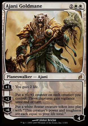 【JPN】《金鬃阿耶尼/Ajani Goldmane》[洛溫]