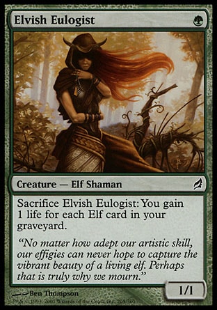 【JPN】《妖精讚頌人/Elvish Eulogist》[洛溫]