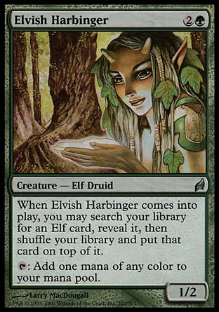 【JPN】《先兆妖精/Elvish Harbinger》[洛溫]