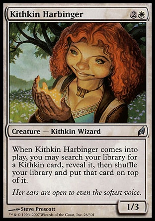 【JPN】《先兆潔英/Kithkin Harbinger》[洛溫]