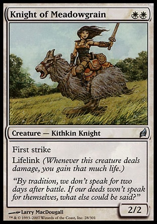 【JPN】《牧穀地騎士/Knight of Meadowgrain》[洛溫]