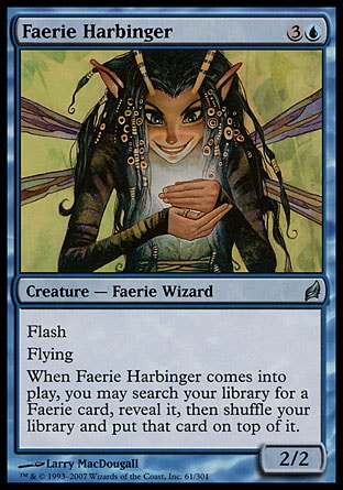 【JPN】《先兆仙靈/Faerie Harbinger》[洛溫]