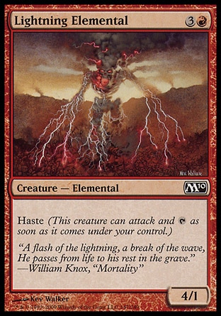 【JPN】《閃電元素/Lightning Elemental》[核心系列2010]