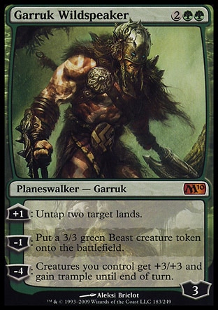 【JPN】《召獸使賈路/Garruk Wildspeaker》[核心系列2010]