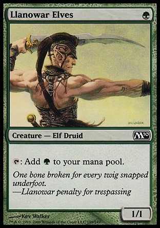 【JPN】《羅堰妖精/Llanowar Elves》[核心系列2010]