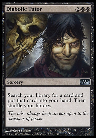 【JPN】《惡魔導師/Diabolic Tutor》[核心系列2010]