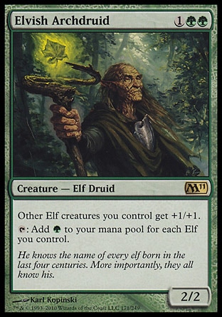 【JPN】《妖精高位德魯伊/Elvish Archdruid》[核心系列2011]