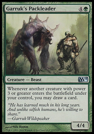 【JPN】《賈路的獸群長/Garruk's Packleader》[核心系列2011]
