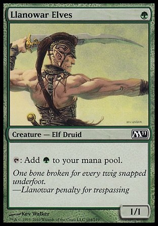 【JPN】《羅堰妖精/Llanowar Elves》[核心系列2011]