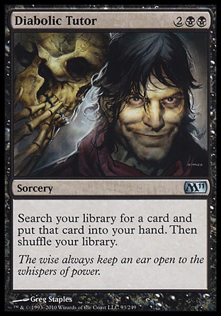 【JPN】《惡魔導師/Diabolic Tutor》[核心系列2011]