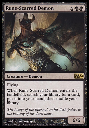 【JPN】《符痕惡魔/Rune-Scarred Demon》[核心系列2012]
