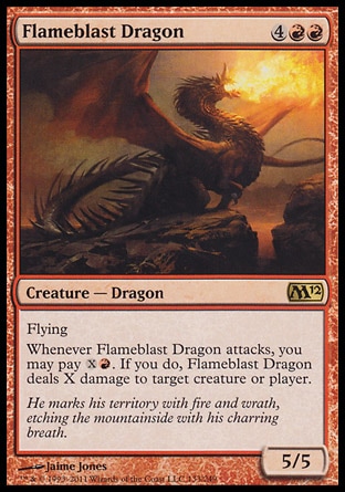 【JPN】《爆焰巨龍/Flameblast Dragon》[核心系列2012]