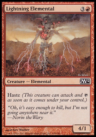【JPN】《閃電元素/Lightning Elemental》[核心系列2012]