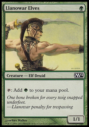 【JPN】《羅堰妖精/Llanowar Elves》[核心系列2012]