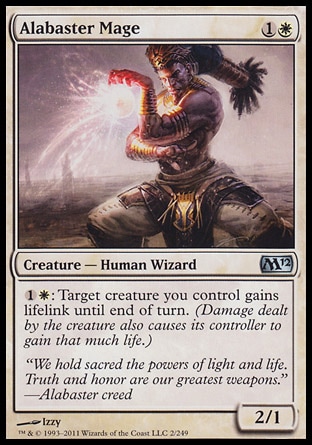 【JPN】《潔白法師/Alabaster Mage》[核心系列2012]