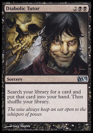 【JPN】《惡魔導師/Diabolic Tutor》[核心系列2012]