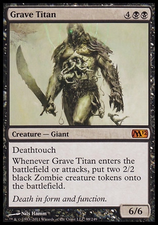 【JPN】《墓地泰坦/Grave Titan》[核心系列2012]