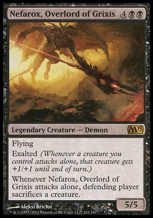 【JPN】《格利極督軍涅法洛/Nefarox, Overlord of Grixis》[核心系列2013]
