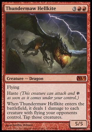 【JPN】《雷喉殘虐者/Thundermaw Hellkite》[核心系列2013]