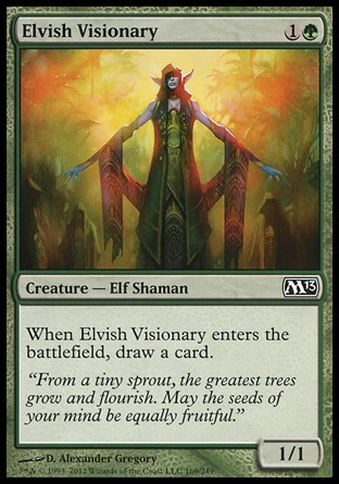【JPN】《妖精幻視師/Elvish Visionary》[核心系列2013]