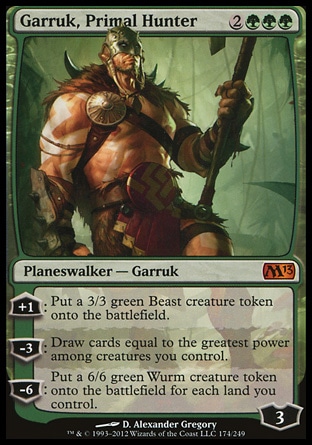 【JPN】《原初獵人賈路/Garruk, Primal Hunter》[核心系列2013]