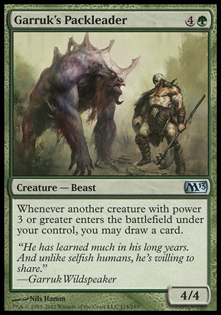 【JPN】《賈路的獸群長/Garruk's Packleader》[核心系列2013]