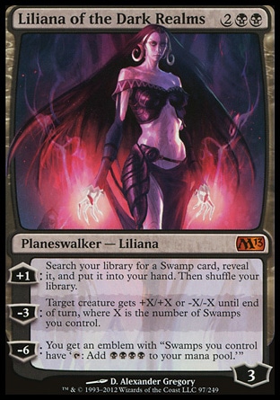 【JPN】《闇境莉蓮娜/Liliana of the Dark Realms》[核心系列2013]