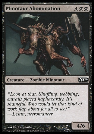 【JPN】《牛頭憎恨獸/Minotaur Abomination》[核心系列2014]