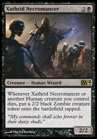 【JPN】《札茲離死靈術士/Xathrid Necromancer》[核心系列2014]