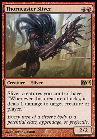 【JPN】《飛棘裂片妖/Thorncaster Sliver》[核心系列2014]