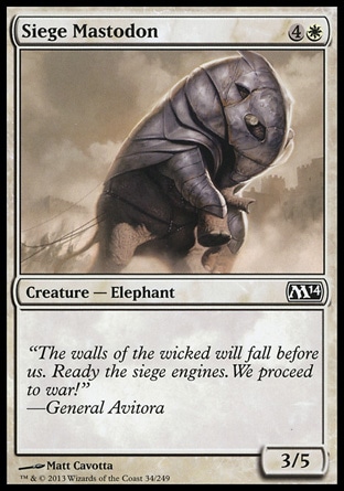 【JPN】《攻城乳齒象/Siege Mastodon》[核心系列2014]