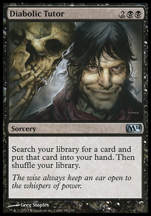 【JPN】《惡魔導師/Diabolic Tutor》[核心系列2014]