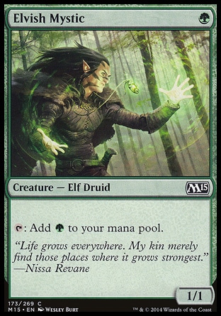 【JPN】《妖精秘教徒/Elvish Mystic》[核心系列2015]