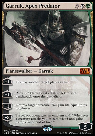 【JPN】《無上獵者賈路/Garruk, Apex Predator》[核心系列2015]