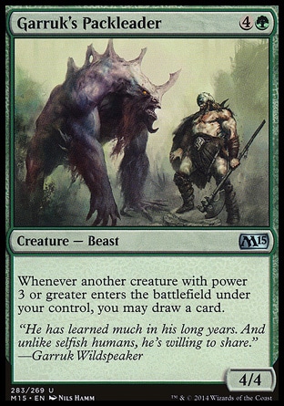 【JPN】《賈路的獸群長/Garruk's Packleader》[核心系列2015]