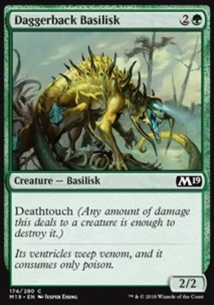 【JPN】《匕背蜥怪/Daggerback Basilisk》[核心系列2019]