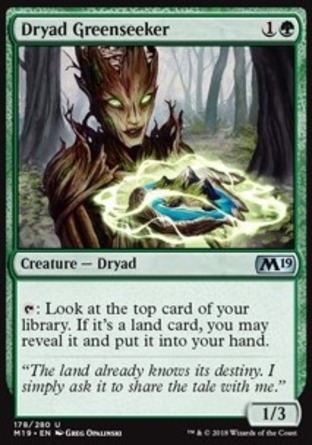 【JPN】《尋碧樹靈/Dryad Greenseeker》[核心系列2019]