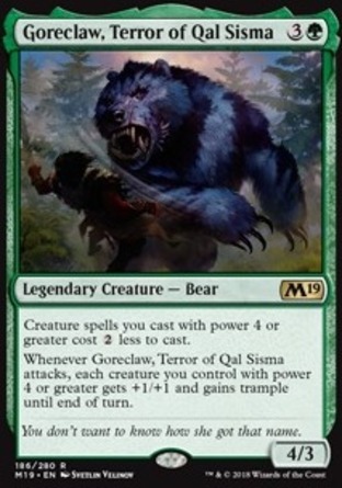 【JPN】《黑山之威血爪/Goreclaw, Terror of Qal Sisma》[核心系列2019]