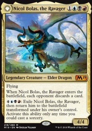 【JPN】《烈龍尼可波拉斯/Nicol Bolas, the Ravager》[核心系列2019]
