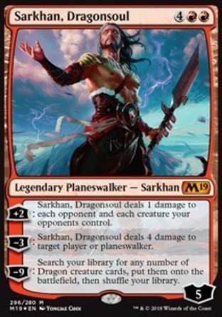 【JPN】《龍魂合一薩坎/Sarkhan, Dragonsoul》[核心系列2019]