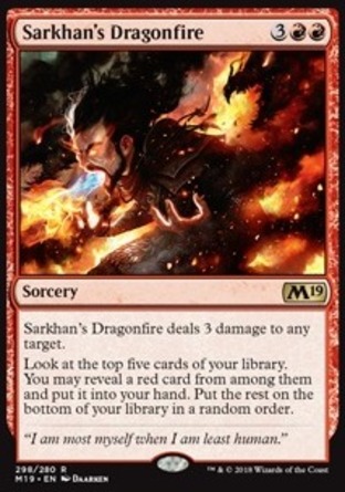 【JPN】《薩坎的龍炎/Sarkhan's Dragonfire》[核心系列2019]