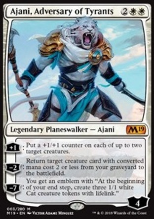 【JPN】《抗暴阿耶尼/Ajani, Adversary of Tyrants》[核心系列2019]