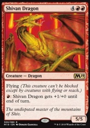 【JPN】《西瓦巨龍/Shivan Dragon》[核心系列2019]
