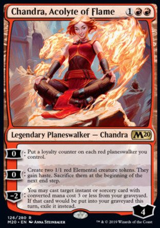 【JPN】《火焰侍僧茜卓/Chandra, Acolyte of Flame》[核心系列2020]