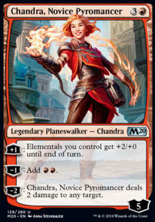 【JPN】《舞焰新手茜卓/Chandra, Novice Pyromancer》[核心系列2020]