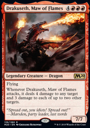 【JPN】《烈焰巨口卓庫瑟/Drakuseth, Maw of Flames》[核心系列2020]