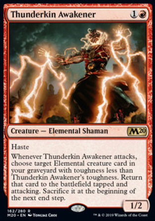 【ENG】 ☆Foil☆ 《雷身醒眠靈/Thunderkin Awakener》[核心系列2020]